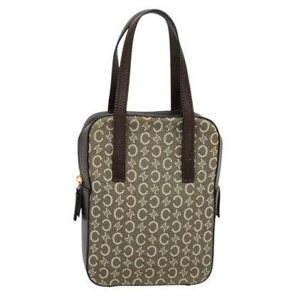 Celine C Macadam Canvas, Gray, Canvas, Handbag
