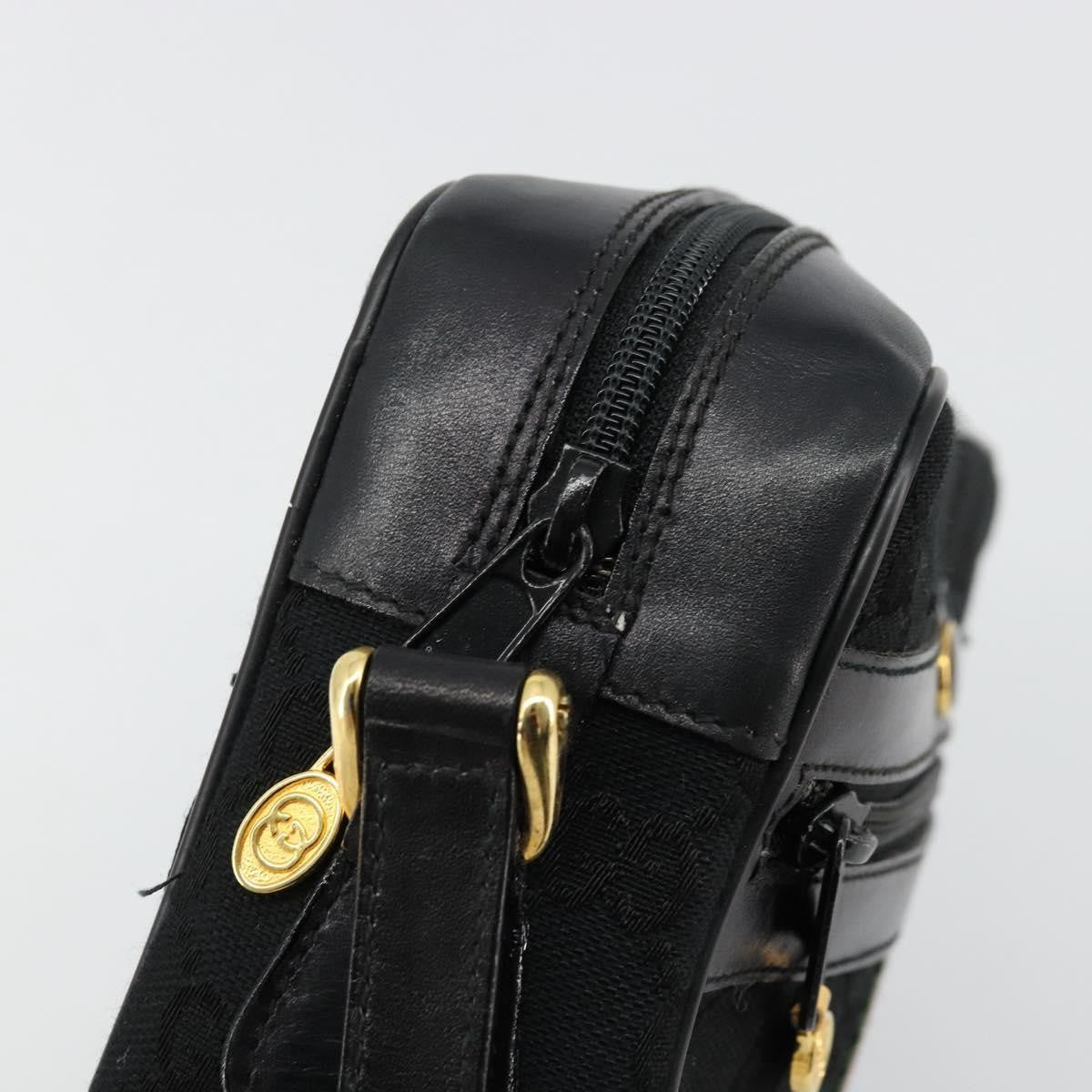 Gucci Ophidia GG Canvas, Black, Canvas, Shoulder Bag