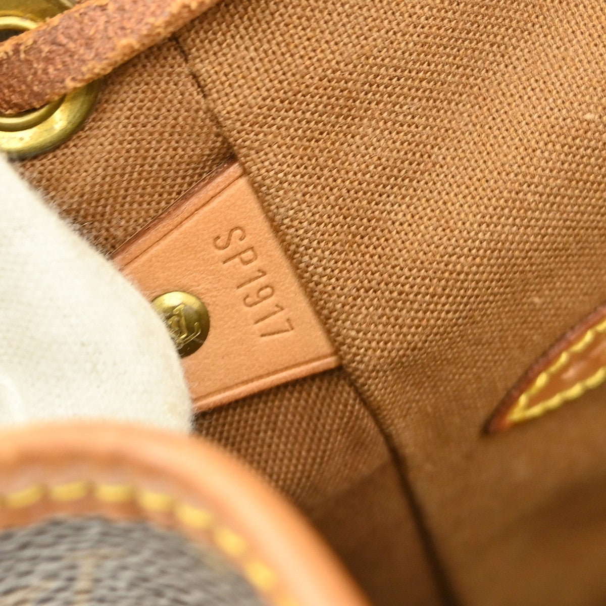 Louis Vuitton Montsouris Monogram, Brown, Canvas, Backpack