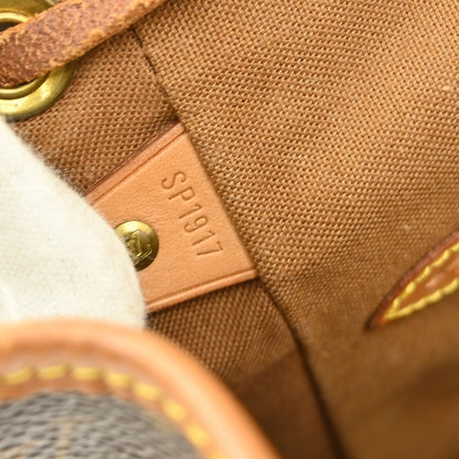Louis Vuitton Montsouris Monogram, Brown, Canvas, Backpack