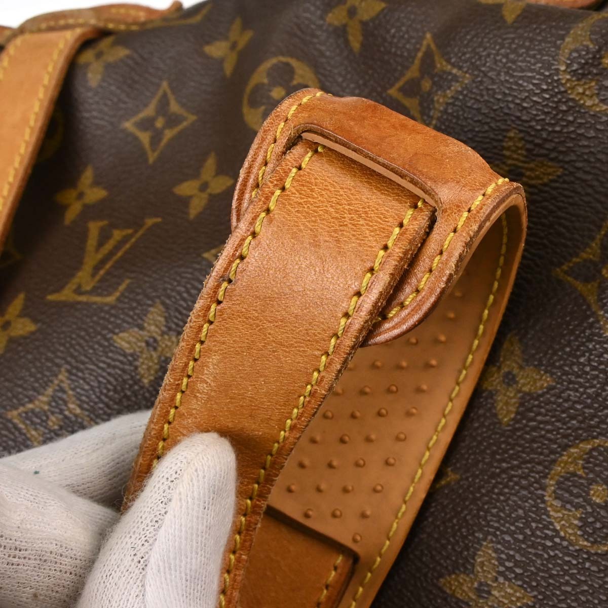 Louis Vuitton Saumur Monogram Canvas, Brown, Canvas, Shoulder Bag
