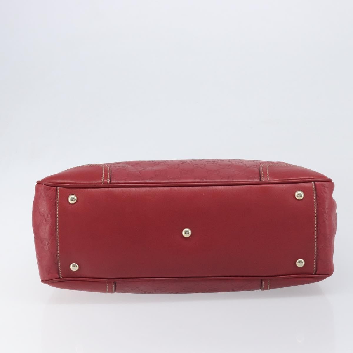 Gucci Princy Boston Guccissima Leather, Red, Leather, Handbag
