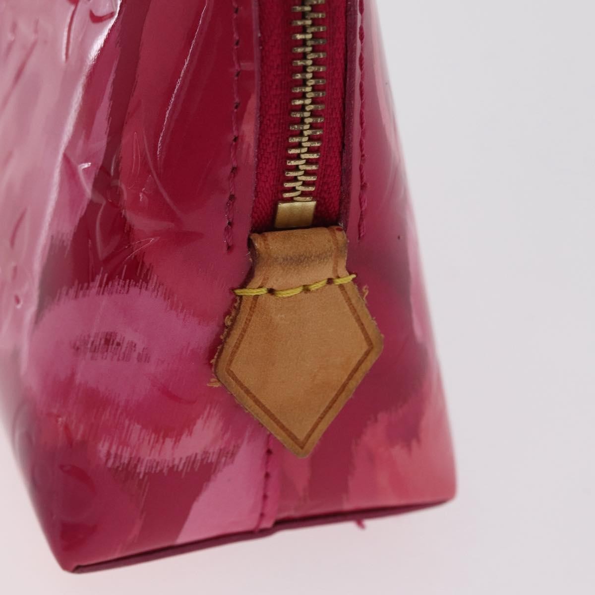 Louis Vuitton Cosmetic Case Limited Edition Monogram Vernis Ikat, Pink, Patent Leather, Toiletry Case