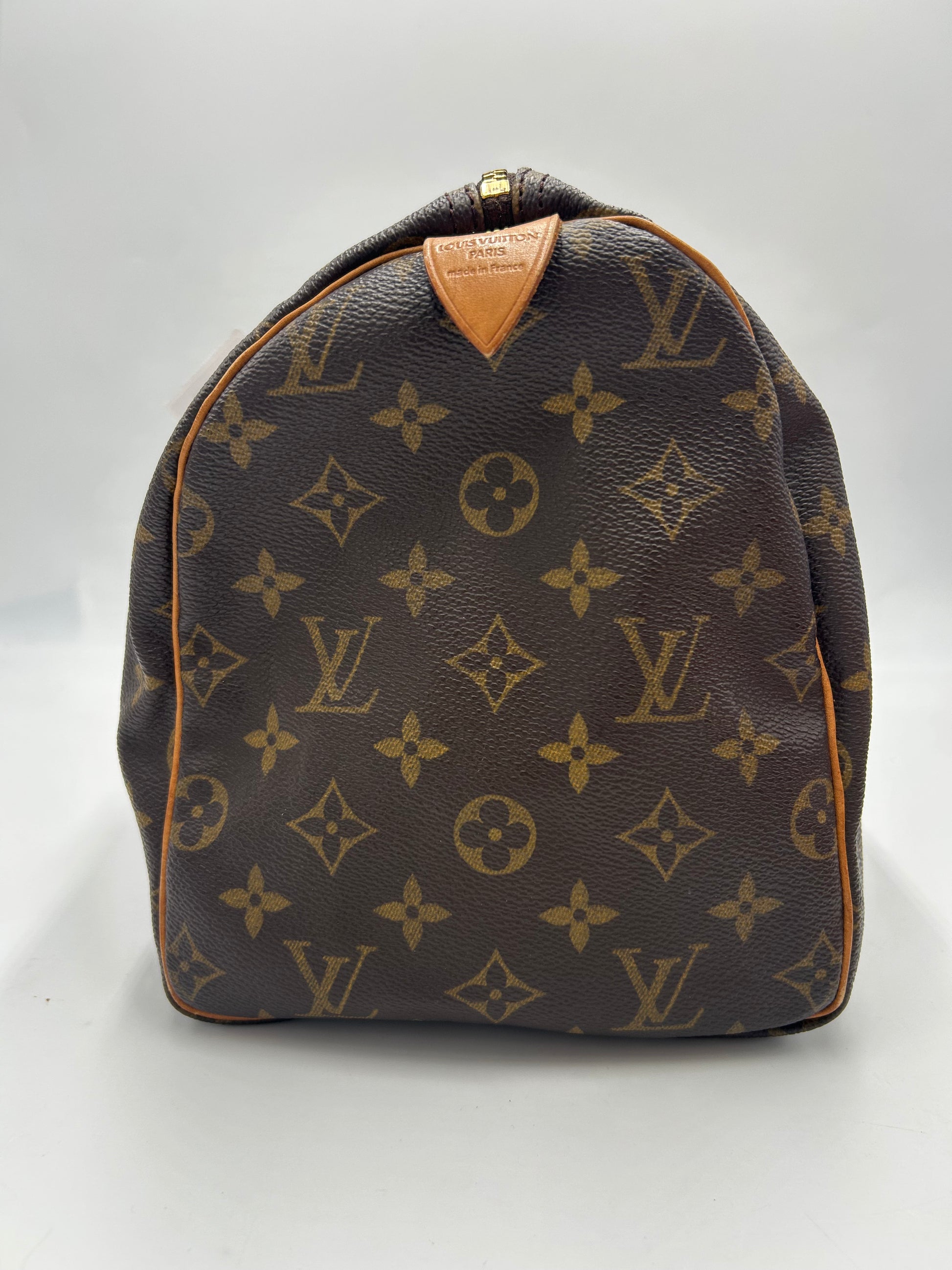Louis Vuitton Speedy Monogram Canvas, Brown, Canvas, Handbag