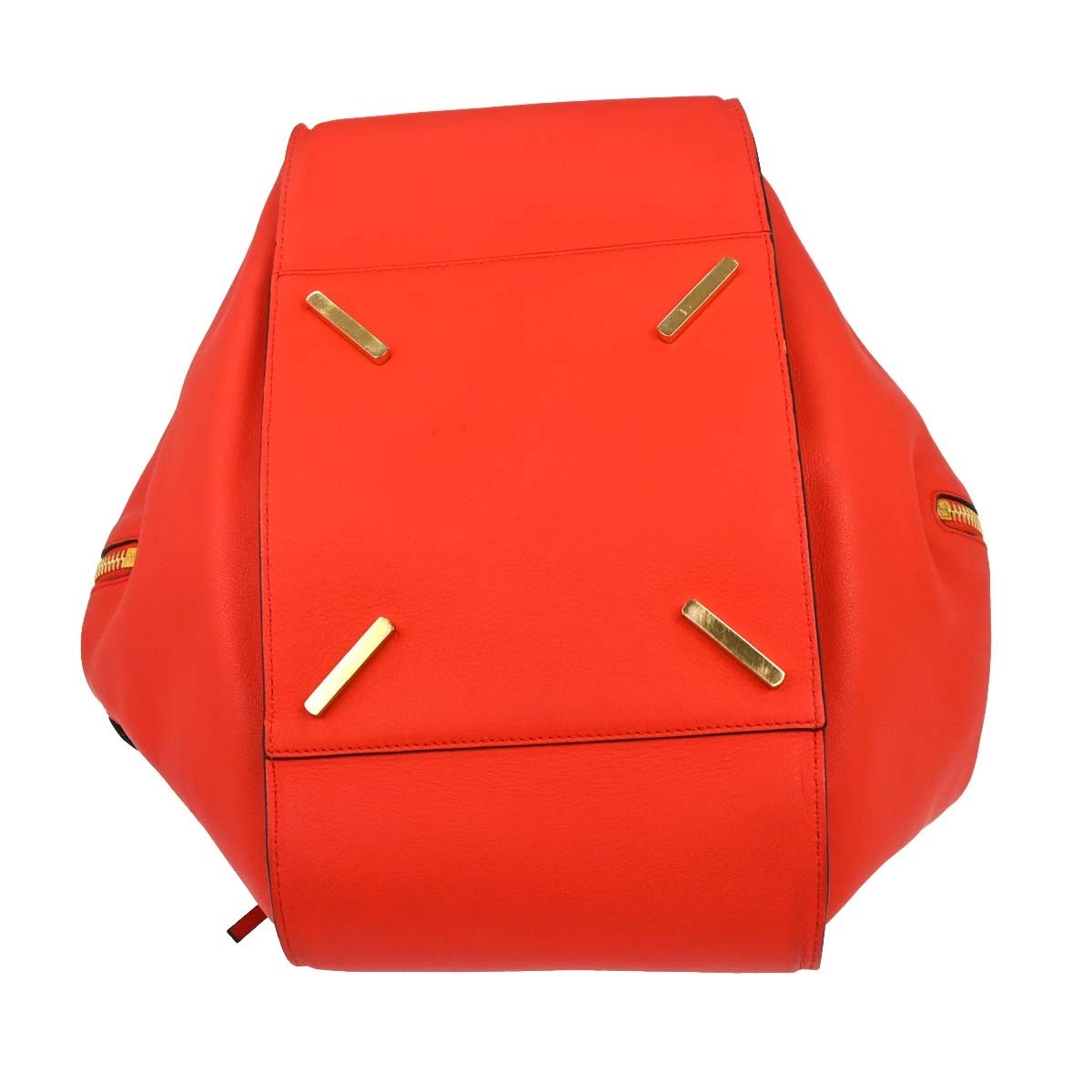 Loewe Hammock Leather, Red, Leather, Handbag