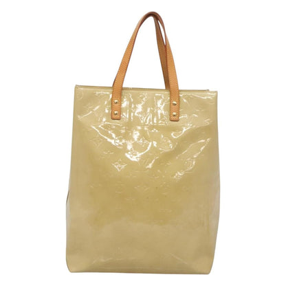 Louis Vuitton Reade Monogram Vernis, Beige, Patent Leather, Handbag