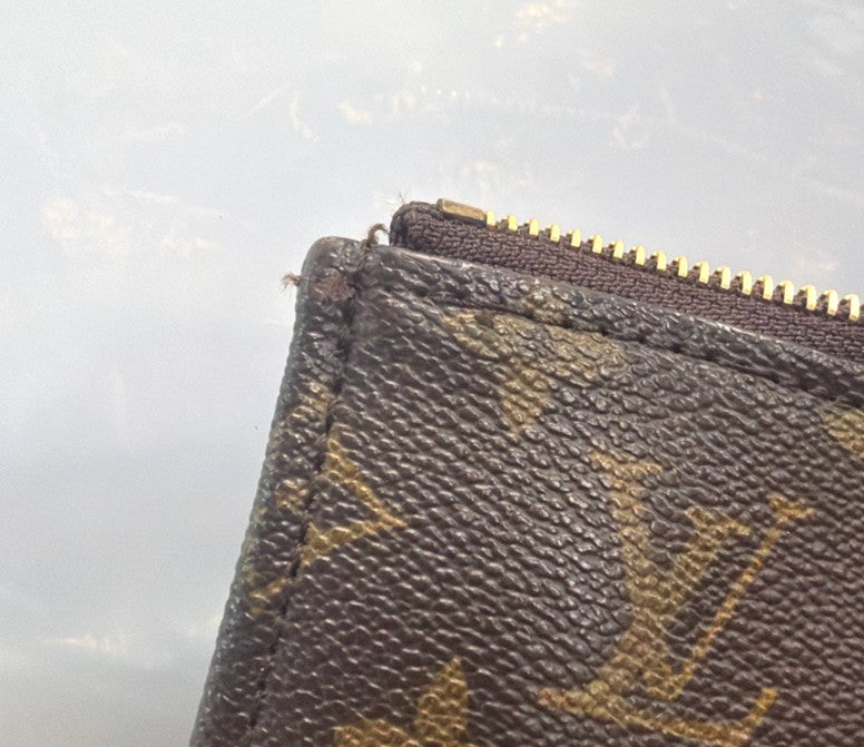 Louis Vuitton Poche Documents Monogram Canvas, Brown, Canvas, Briefcase