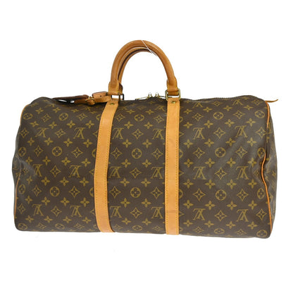 Louis Vuitton Keepall Monogram Canvas, Brown, Canvas, Travel Bag