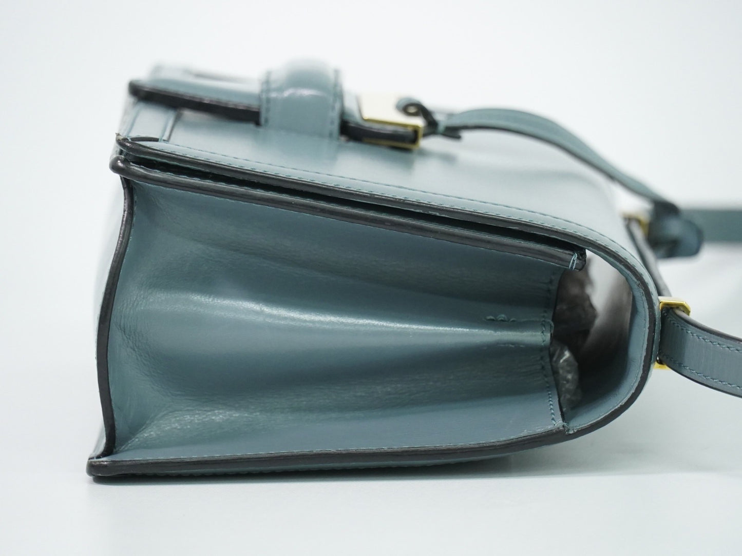 Loewe Barcelona Leather, Blue, Leather, Shoulder Bag