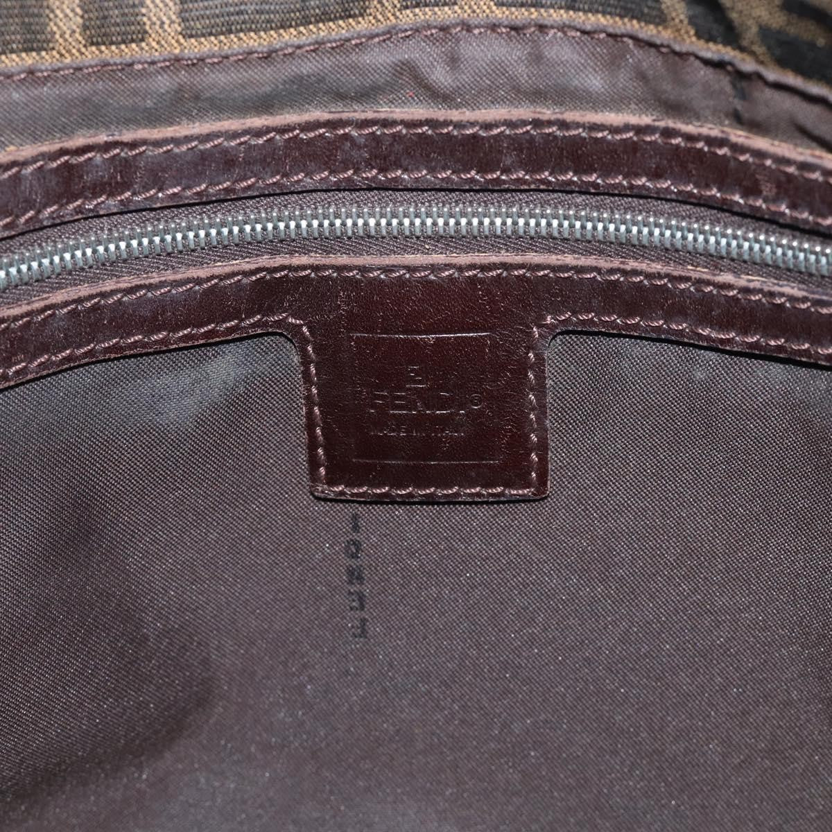 Fendi Mamma Baguette Zucca Jacquard Velvet, Multicolour, Canvas, Shoulder Bag