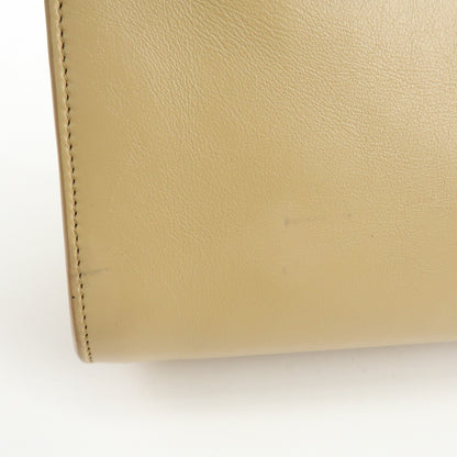Saint Laurent Sac de Jour Leather, Beige, Leather, Handbag