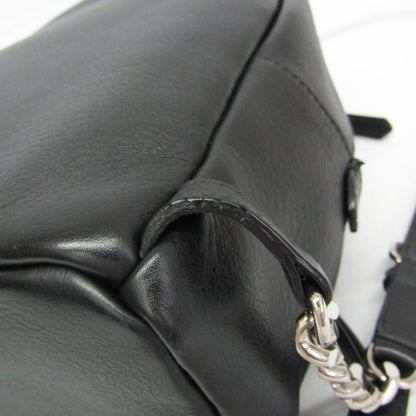Fendi By The Way Leather with Crystals, Black, Leather, Backpack