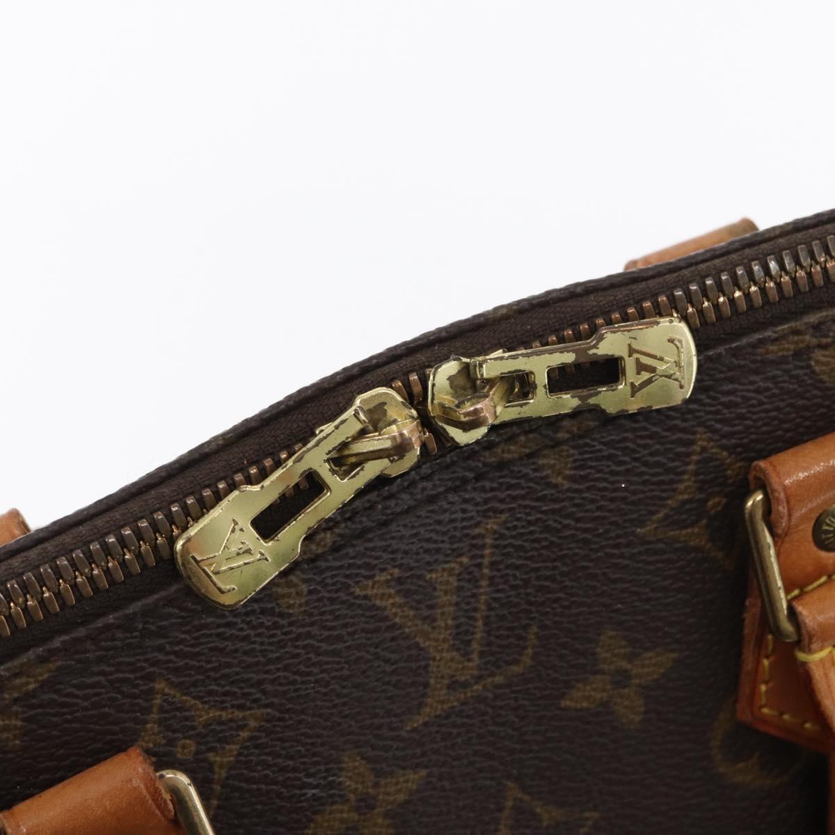 Louis Vuitton Alma Handbag Monogram Canvas, BROWN, CANVAS, Handbag
