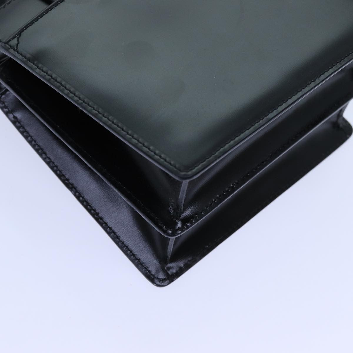 Bvlgari Handbag Leather, Black, Leather, Handbag
