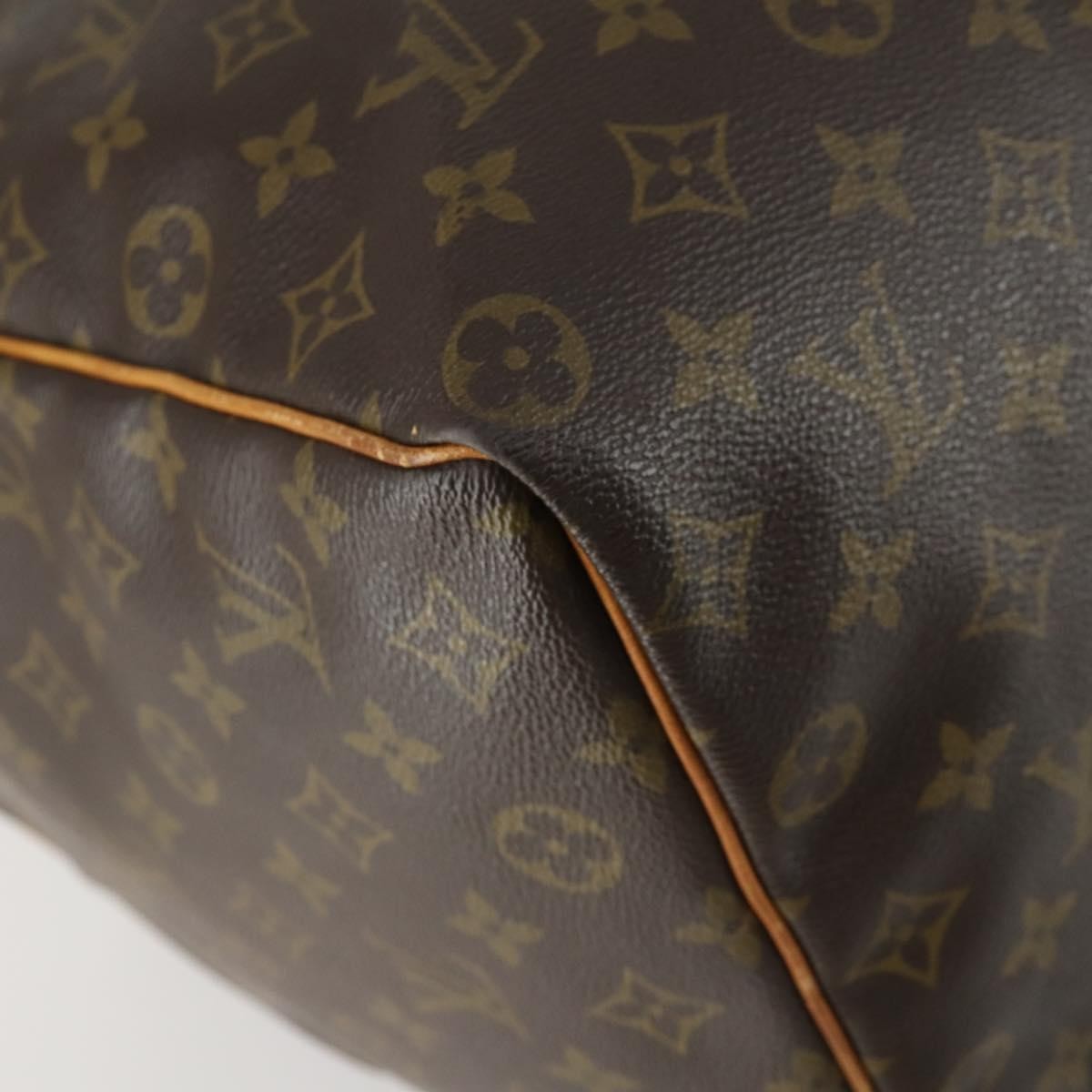 Louis Vuitton Keepall Monogram Canvas, Brown, Canvas, Travel Bag