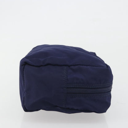 Prada Pouch Nylon, Navy, Nylon, Clutch