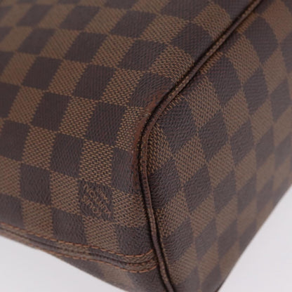 Louis Vuitton Neverfull Damier, Brown, Canvas, Tote Bag
