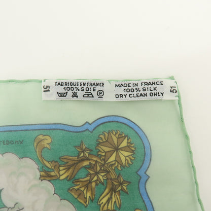 Hermes Carré 40 Silk, Green, Silk, Scarf