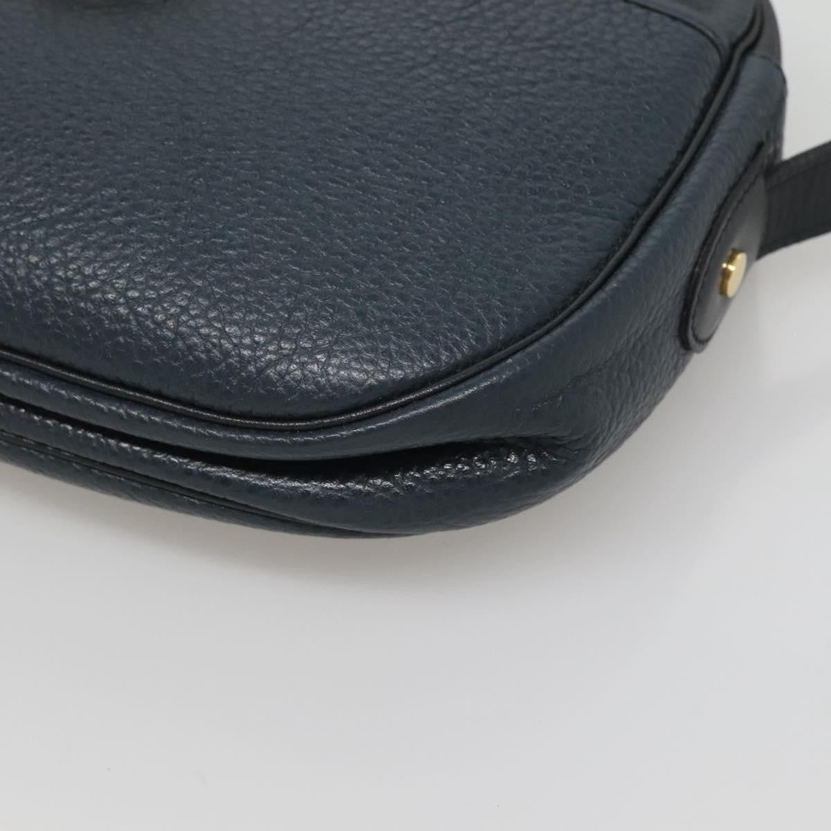 Christian Dior Vintage Leather, Navy, Leather, Shoulder Bag