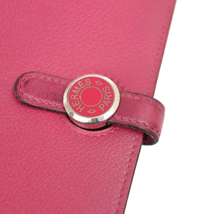 Hermes Dogon Duo Combined Leather, Pink, Leather, Wallet