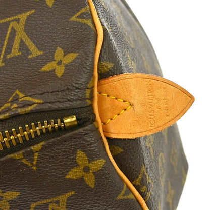 Louis Vuitton Keepall Monogram, Brown, Canvas, Travel Bag