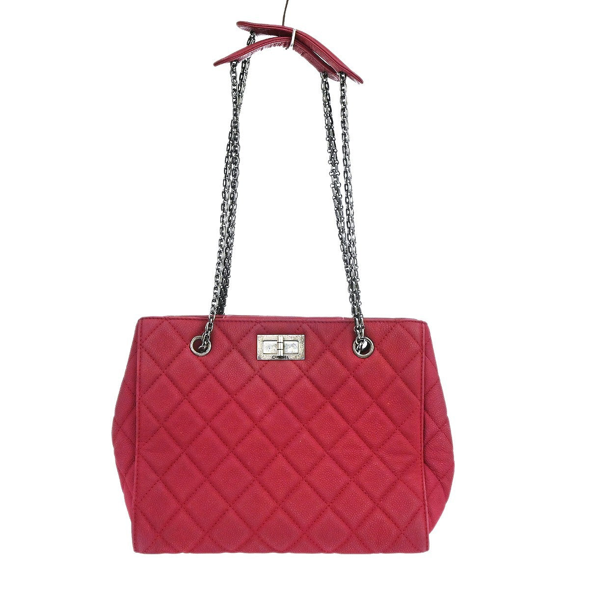 Chanel Reissue Tote Quilted Leather, Red, Leather, Tote Bag