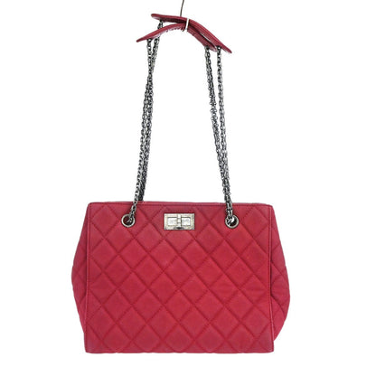 Chanel Reissue Tote Quilted Leather, Red, Leather, Tote Bag
