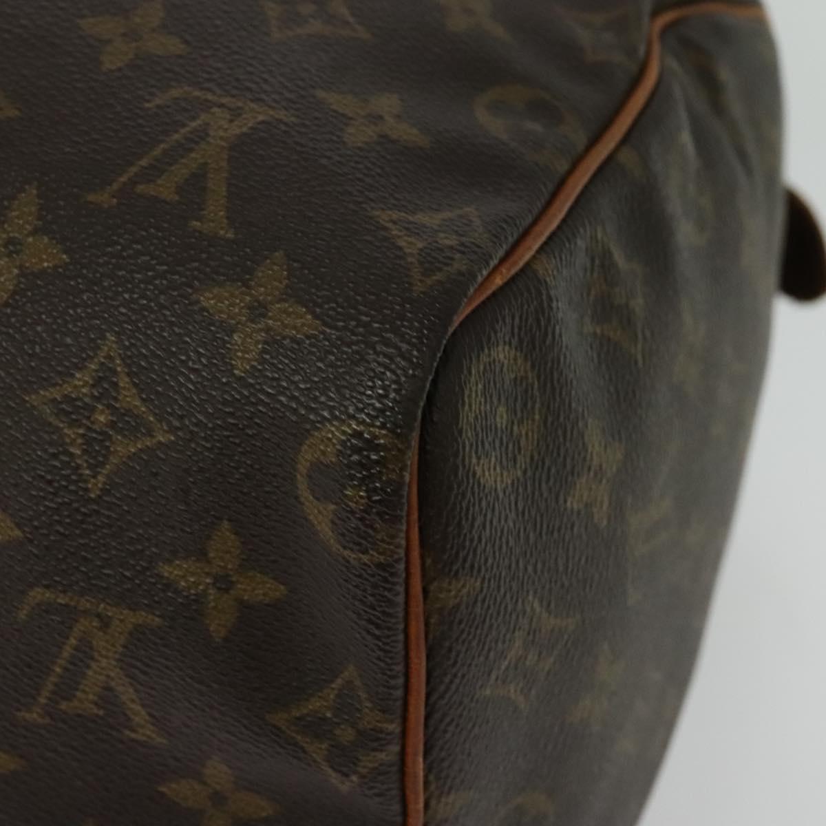 Louis Vuitton Speedy Handbag Monogram Canvas, BROWN, CANVAS, Handbag
