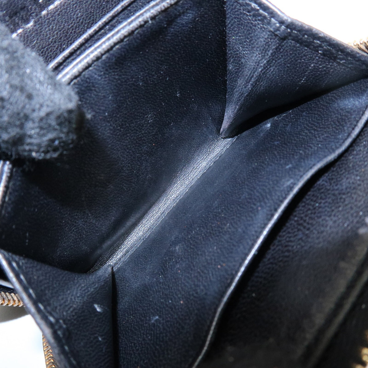 Miu Miu Zip Around Matelasse Leather, Black, Leather, Wallet