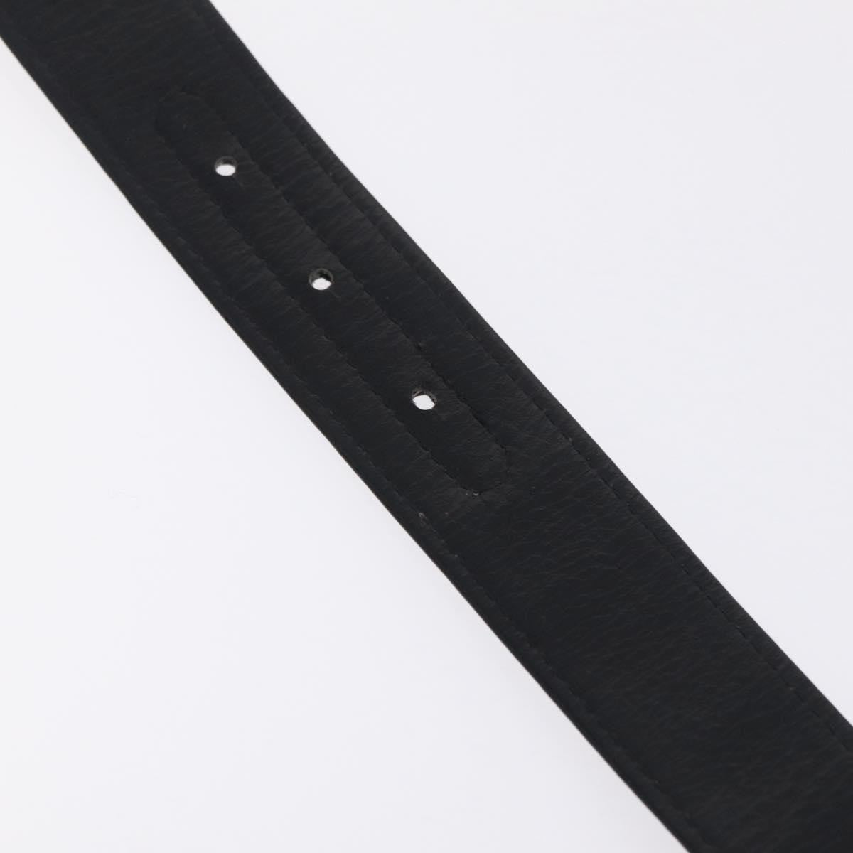 Christian Dior D Buckle Belt Canvas and Leather, Navy, Canvas, Belt