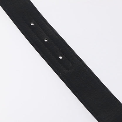 Christian Dior D Buckle Belt Canvas and Leather, Navy, Canvas, Belt