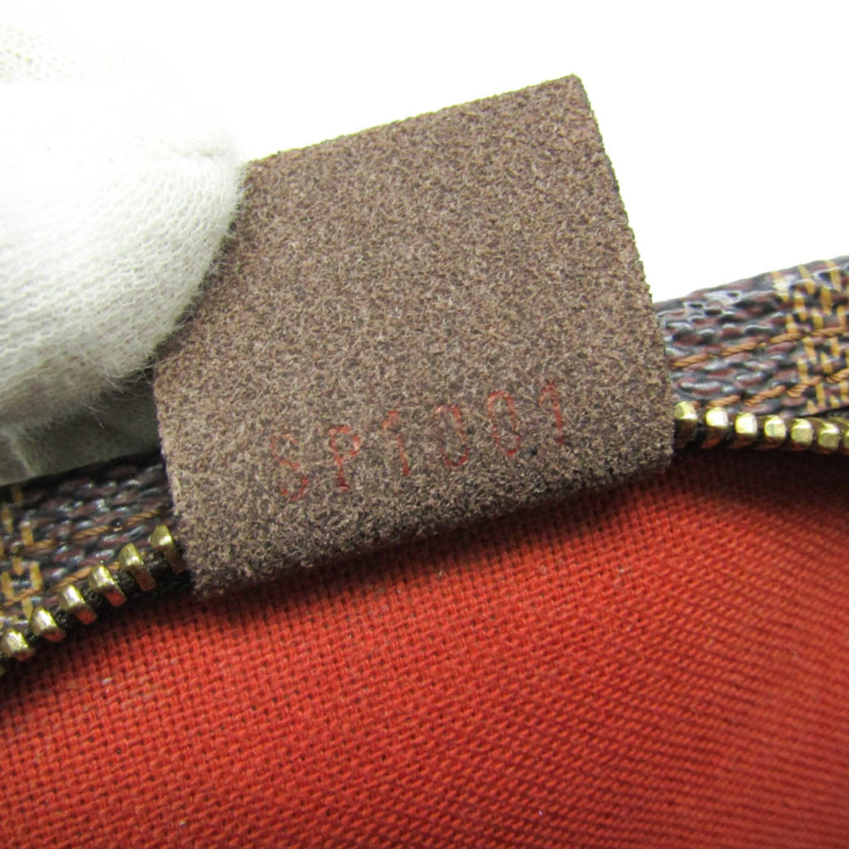 Louis Vuitton Trousse Make Up Damier, Brown, Canvas, Clutch