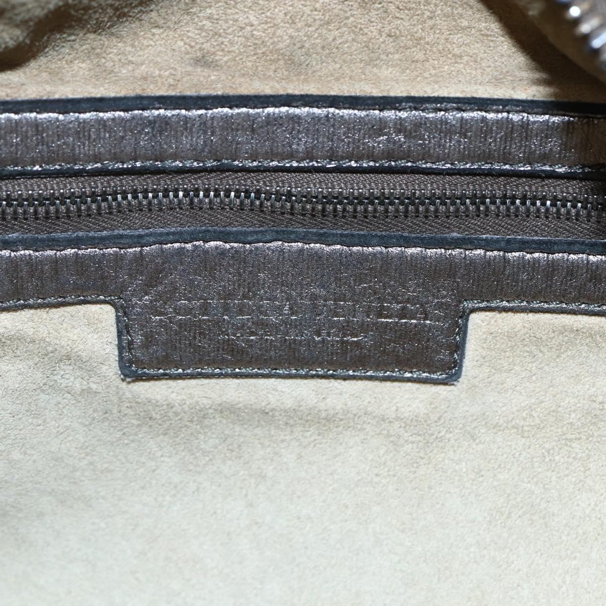 Bottega Veneta Veneta Hobo Quilted Leather, SILVER, LEATHER, Handbag