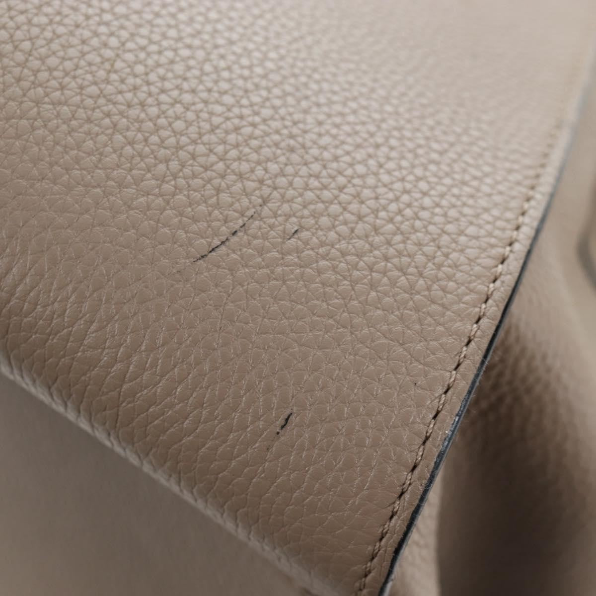 Loewe Hammock Leather, Beige, Leather, Handbag