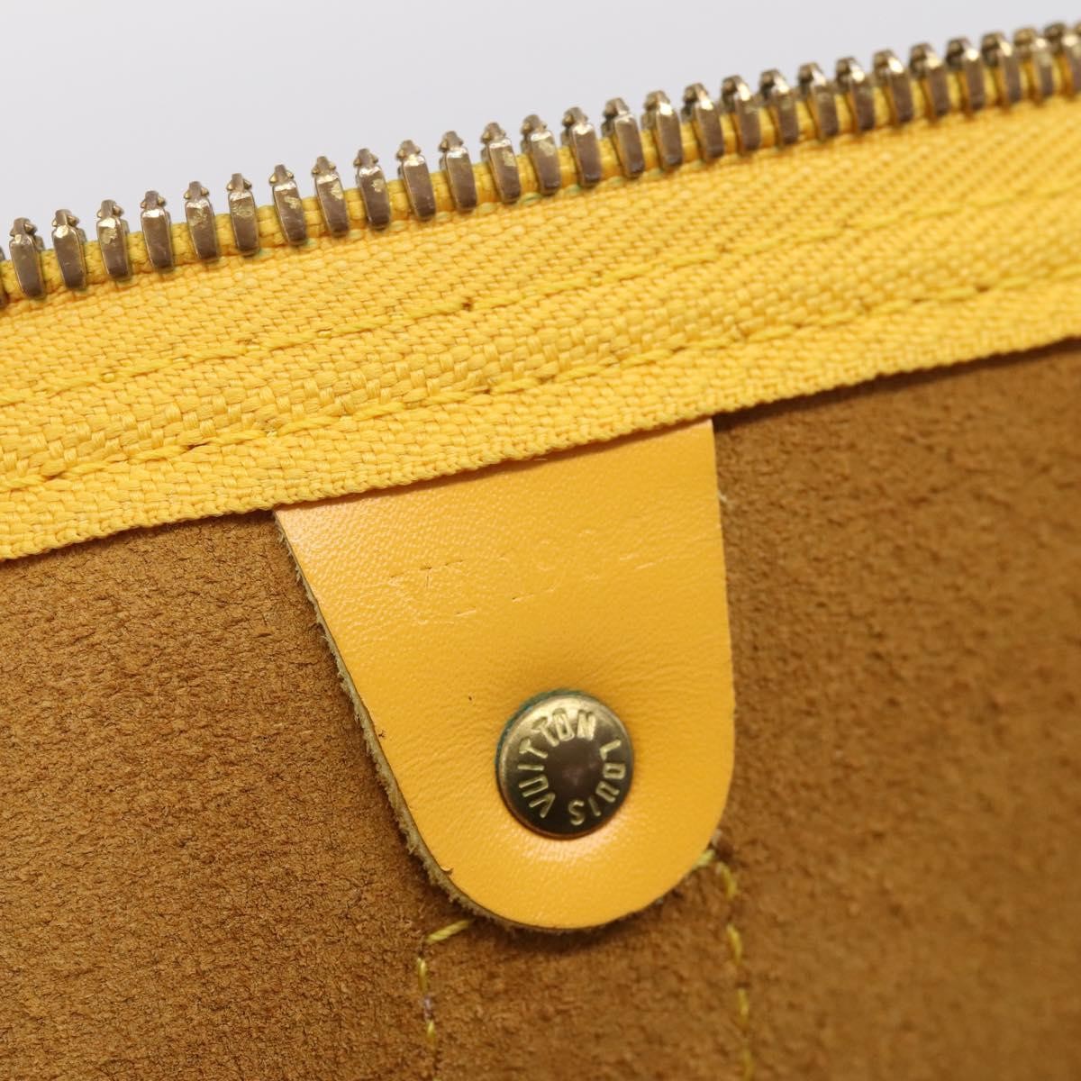 Louis Vuitton Keepall Epi Leather, Yellow, Leather, Travel Bag