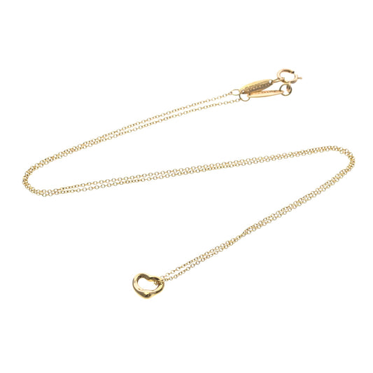 Tiffany & Co. Elsa Peretti Open Heart Pendant 18K Rose Gold, Gold, Pink Gold, Necklace