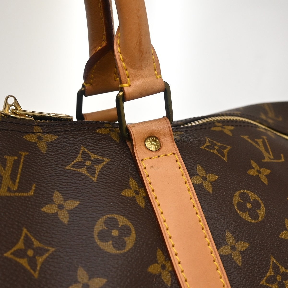 Louis Vuitton Keepall Monogram Canvas, Brown, Canvas, Travel Bag