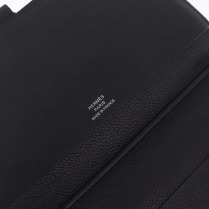 Hermes Vision Agenda Cover Leather, Black, Leather, Briefcase