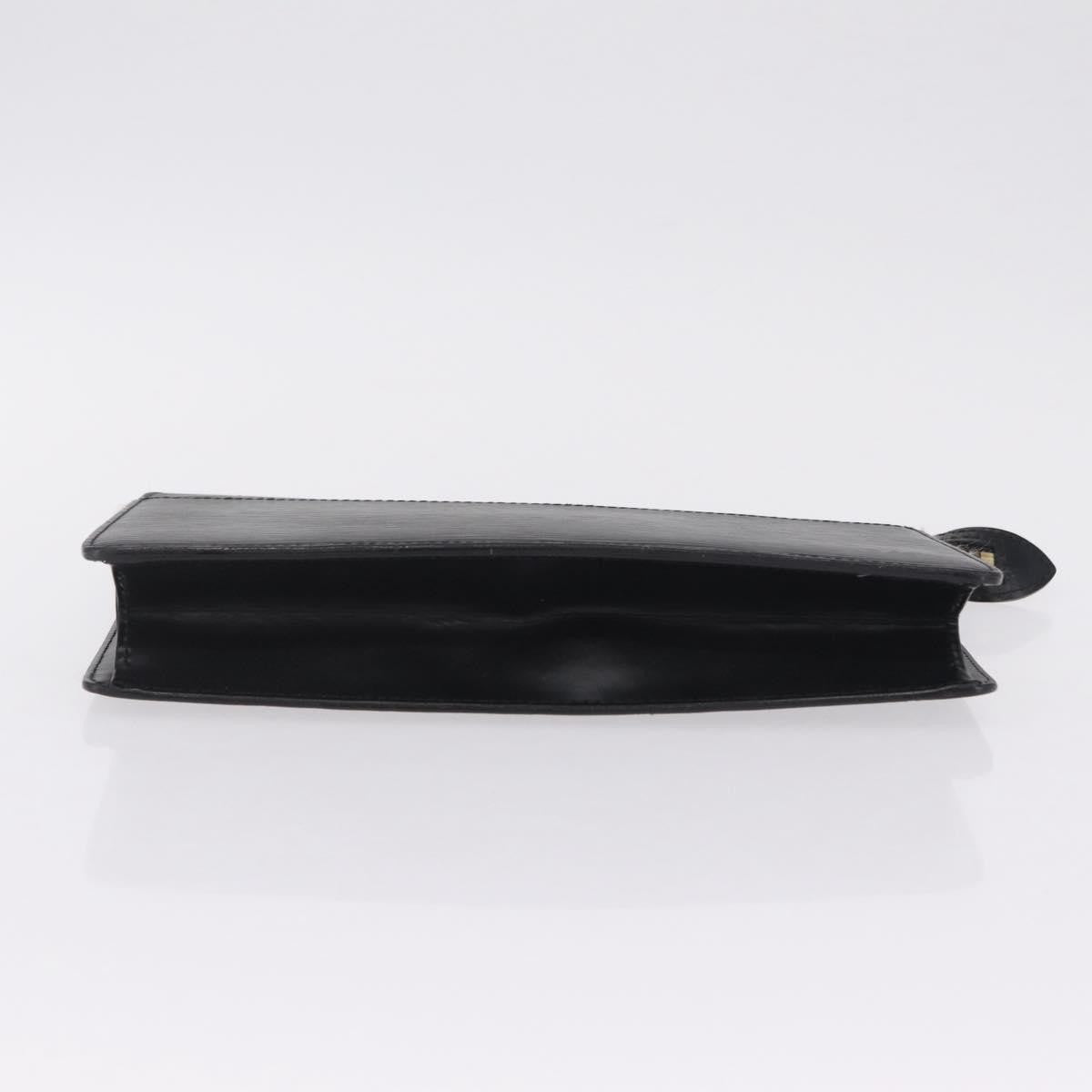 Louis Vuitton Pochette Homme Epi Leather, Black, Leather, Clutch