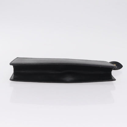Louis Vuitton Pochette Homme Epi Leather, Black, Leather, Clutch