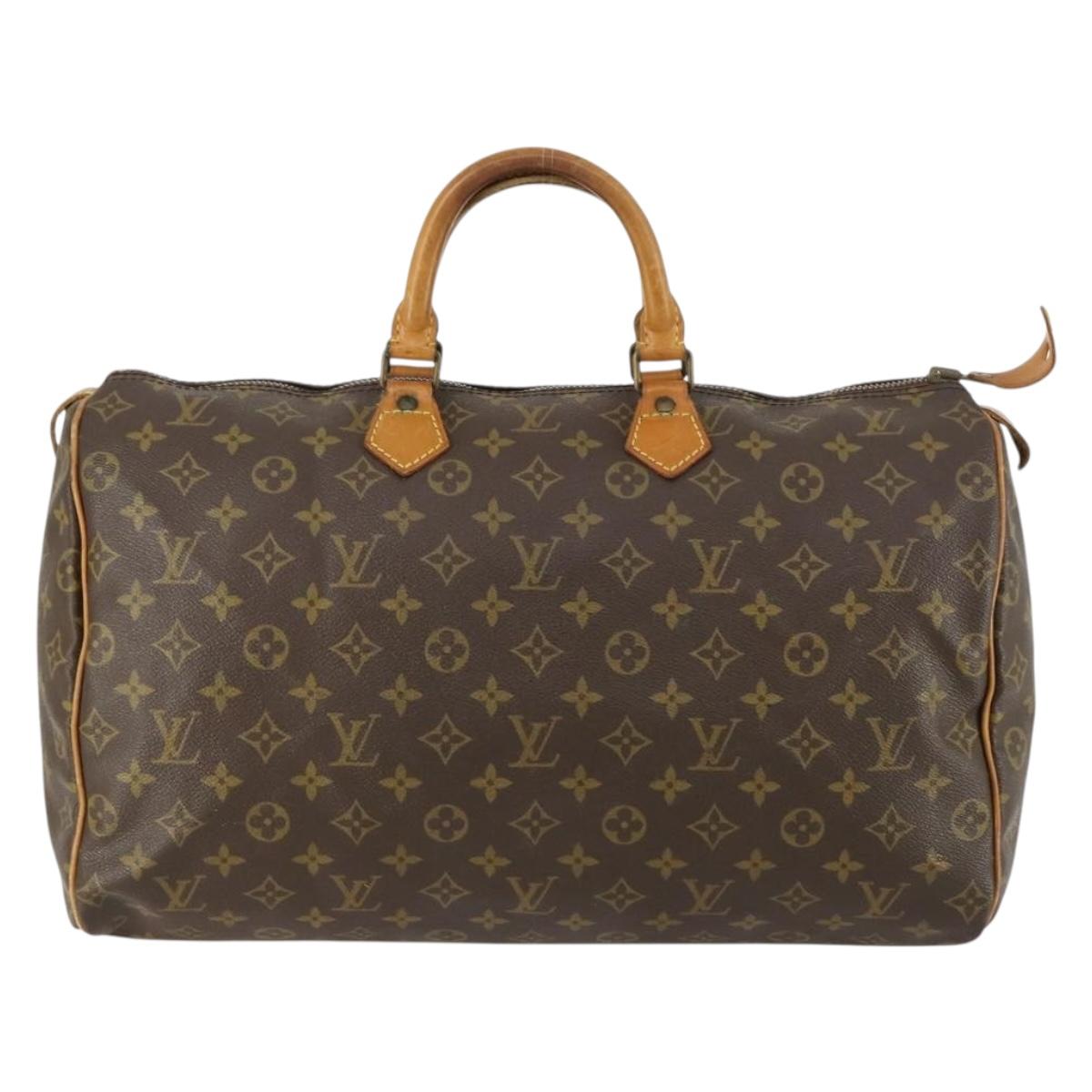 Louis Vuitton Speedy Bandouliere Bag Monogram Canvas, BROWN, CANVAS, Handbag