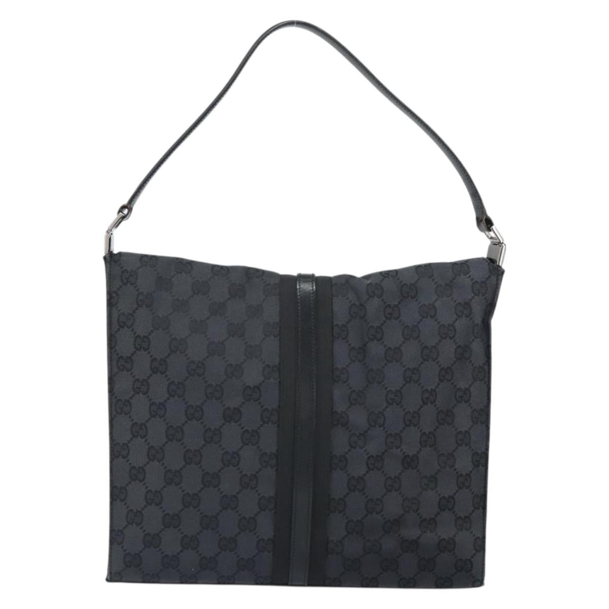 Gucci Jackie GG Canvas, Black, Canvas, Tote Bag