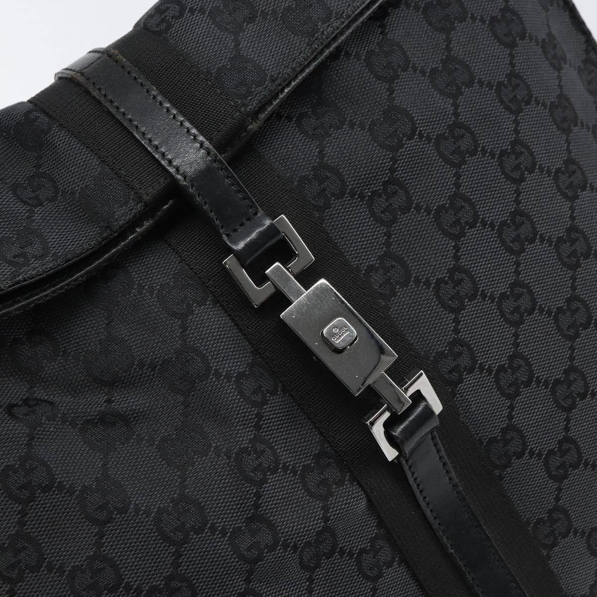 Gucci Jackie GG Canvas, Black, Canvas, Tote Bag