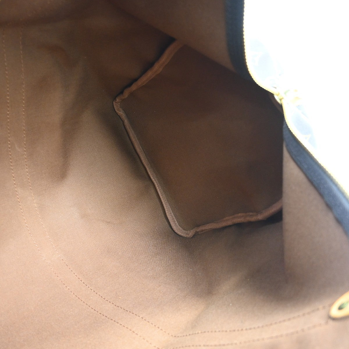 Louis Vuitton Keepall Monogram Canvas, Brown, Canvas, Travel Bag