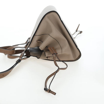 Loewe Hammock Leather, Beige, Leather, Handbag