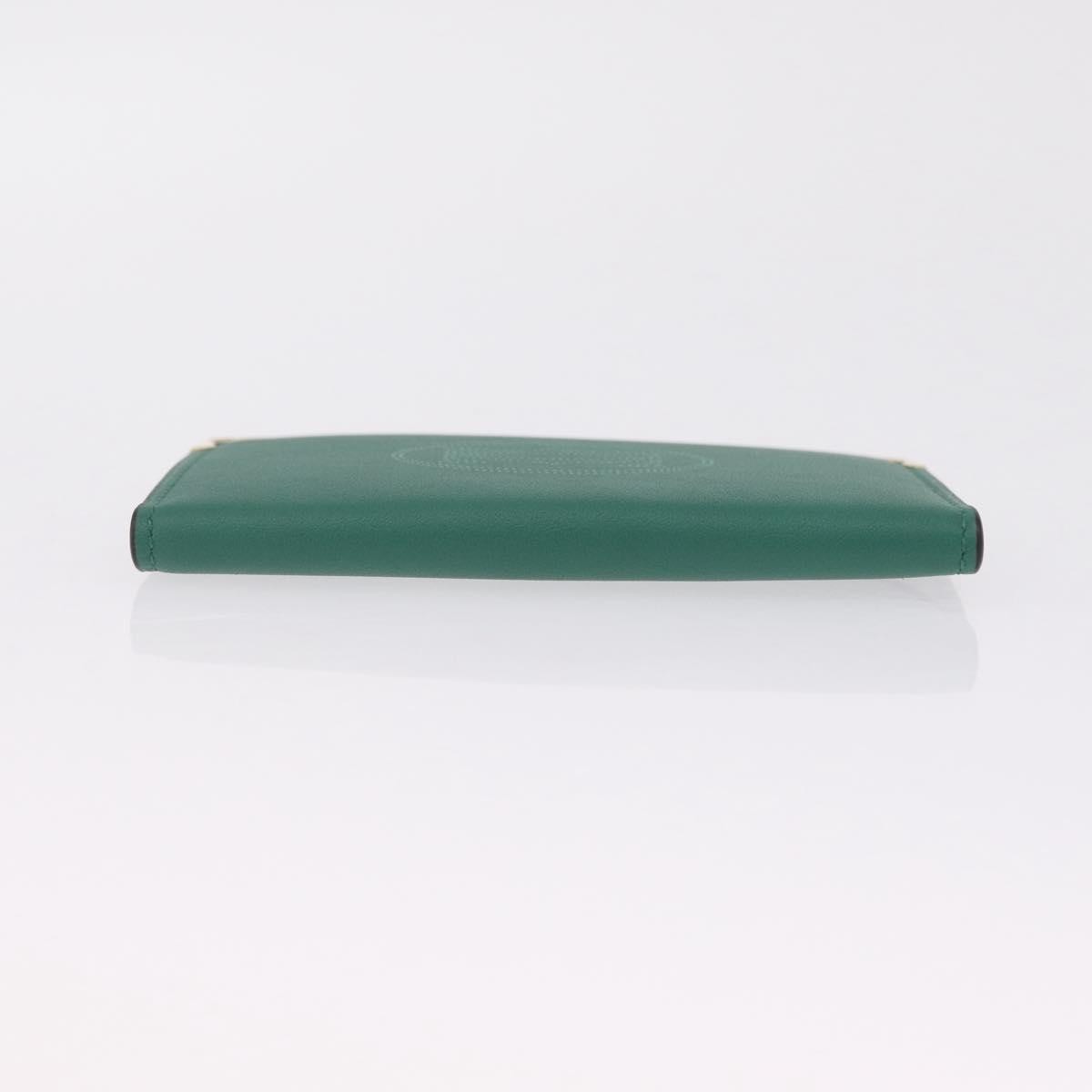 Cartier Coin Purse Must de Cartier Leather, Green, Leather, Wallet