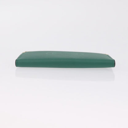 Cartier Coin Purse Must de Cartier Leather, Green, Leather, Wallet