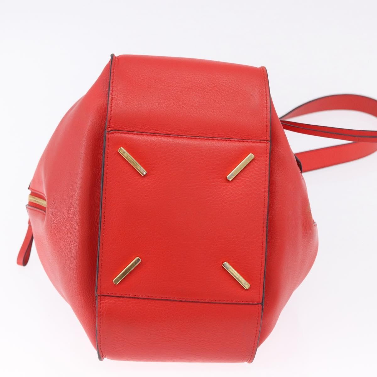 Loewe Hammock Leather, Red, Leather, Handbag