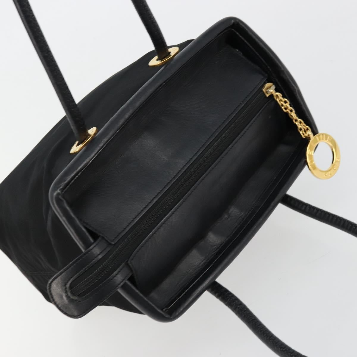 Celine Handbag Nylon, Black, Nylon, Handbag