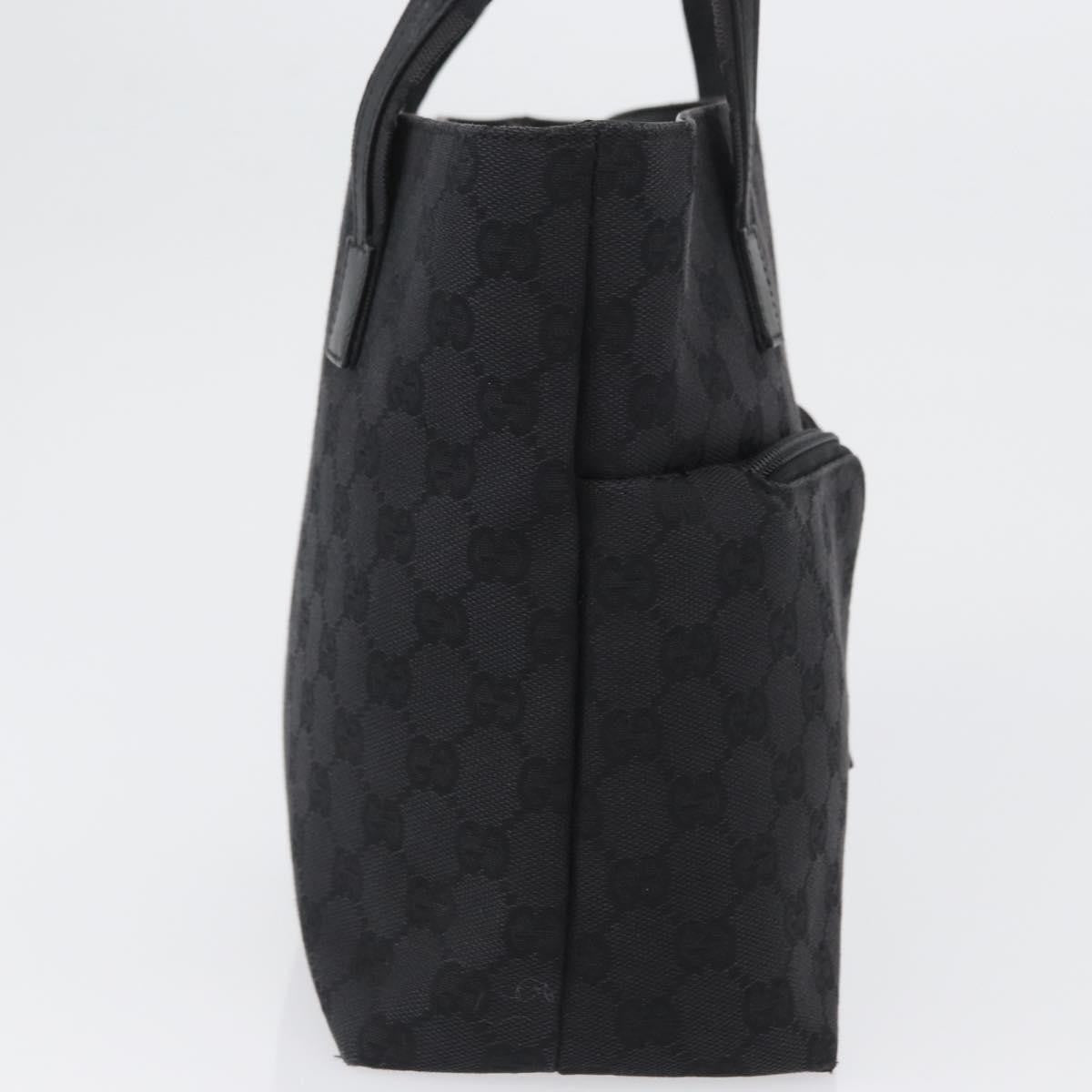 Gucci Double Pocket Tote GG Canvas and leather, Black, Canvas, Handbag